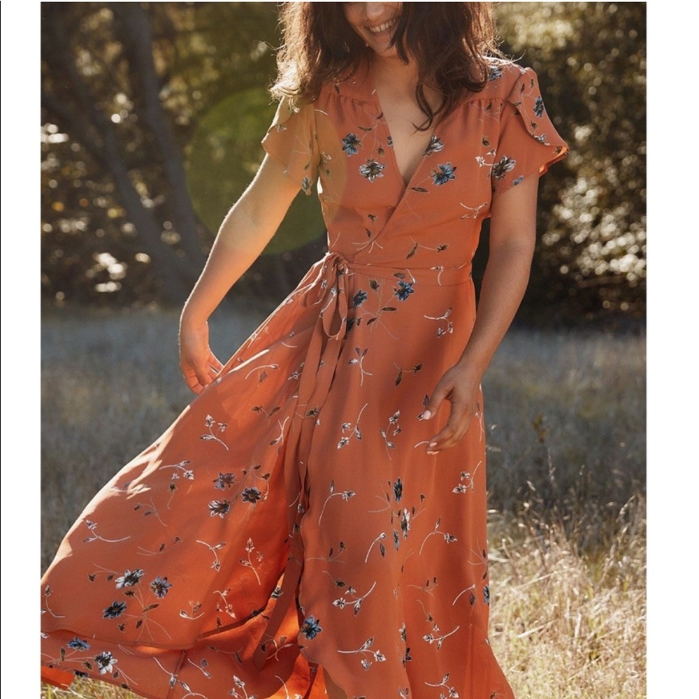 Christy Dawn The Autumn Wrap Dress. Size Medium.